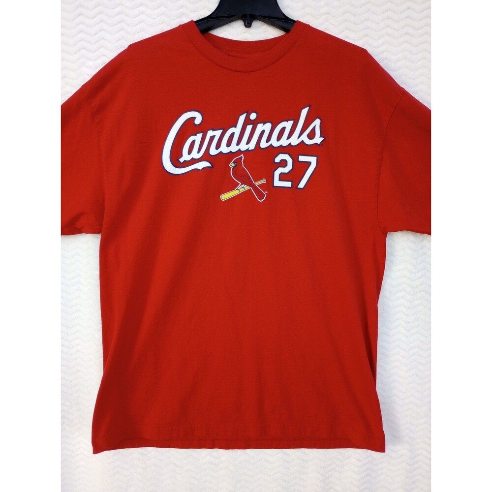 Men's Scott Rolen 27 St Louis Cardinals baseball mlb shirt tshirt xl red